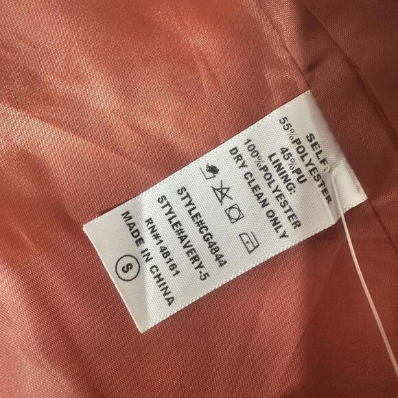 NWT Buddy Love Metallic Oversized Red Blazer- Holiday Vibes!!!!‎ Size Small - Picture 9 of 10